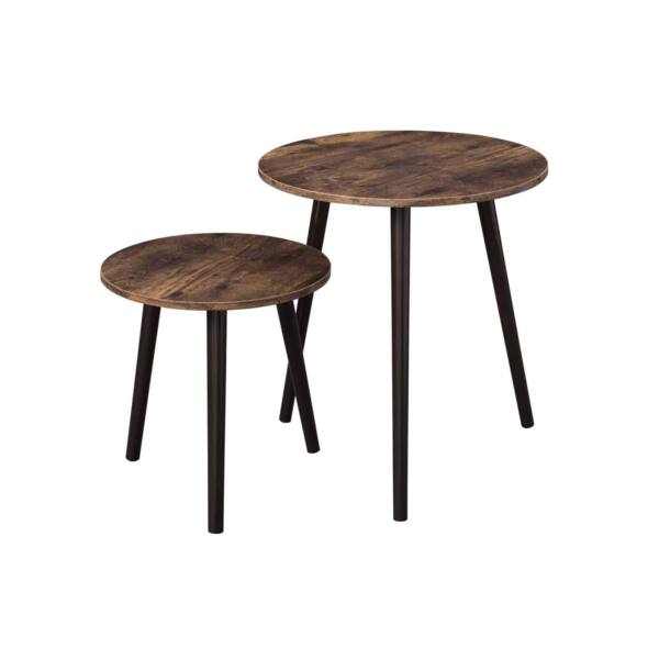 Scandinavian-Vintage-Nesting-Tables-LET07BX-1.jpg Apvalių pramoninio dizaino šoninių stalų komplektas, 2 vnt.