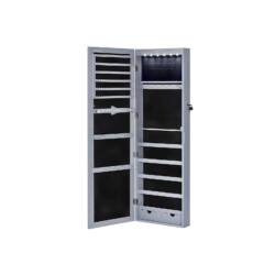 Papuošalų spintelė su vidaus apšvietimu ir veidrodžiu