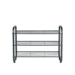 Metalinė batų lentyna, dūminės pilkos spalvos