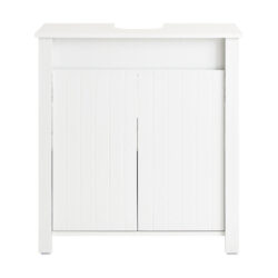 Pastatoma vonios spintelė po kriaukle 60x34x65,5cm., baltos spalvos BZR101-W