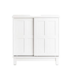 Pastatoma vonios spintelė po kriaukle 60x30x61cm., baltos spalvos BZR142-W