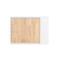 Sieninė vonios spintelė 68x20x48cm., baltos/šviesiai rudos spalvos BZR144-WN