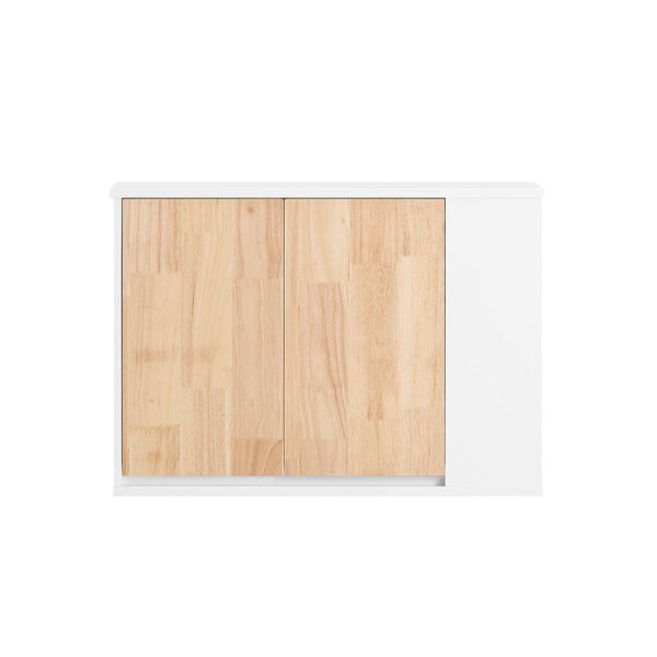 Sieninė vonios spintelė 68x20x48cm., baltos/šviesiai rudos spalvos BZR144-WN