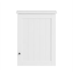 Sieninė vonios spinta 40x23x52cm., baltos/sidabrinės spalvos BZR19-W