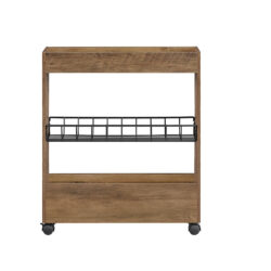 Pastatoma vonios spintelė 20x60x70cm., rudos/juodos spalvos BZR46-N