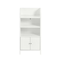 Pastatoma vonios spintelė 41x36x86cm., baltos spalvos BZR56-W