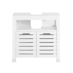 Pastatoma vonios spintelė po kriaukle 60x30x60cm., baltos spalvos BZR58-W