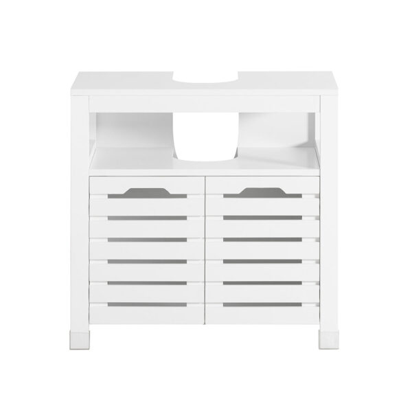 Pastatoma vonios spintelė po kriaukle 60x30x60cm., baltos spalvos BZR58-W