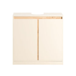 Pastatoma vonios spintelė po kriaukle 60x30x60cm., kreminės/šviesiai rudos spalvos BZR78-MI