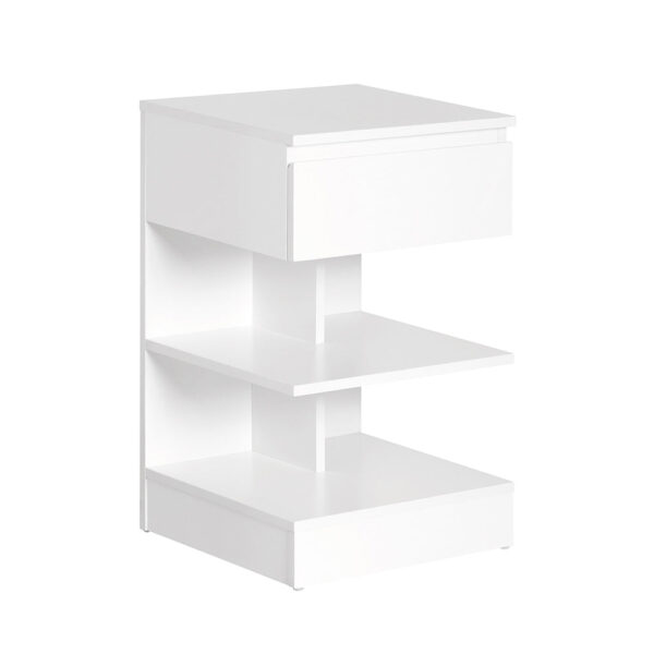 FBT49-W-S001.jpg Naktinis staliukas 39x39x65cm., baltos spalvos FBT49-W