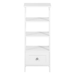 Šoninis staliukas 30x28x74cm., baltos spalvos FBT91-W