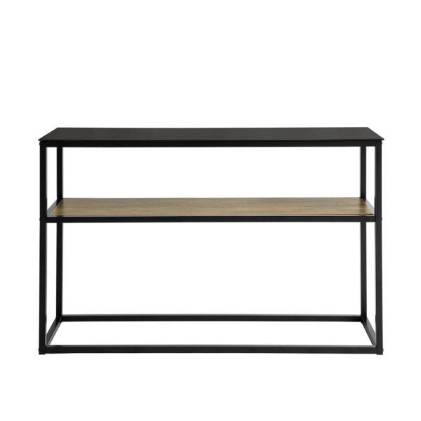 Konsolinis stalas 110x30x70cm., juodos/rudos spalvos FSB43-SCH