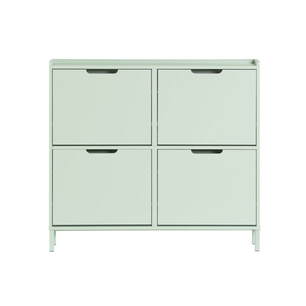 Batų spintelė 100x19x90cm., šviesiai žalios spalvos FSR100-GR