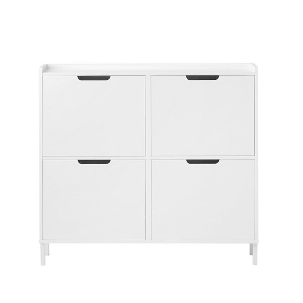 Batų spintelė 100x19x91cm., baltos spalvos FSR100-W