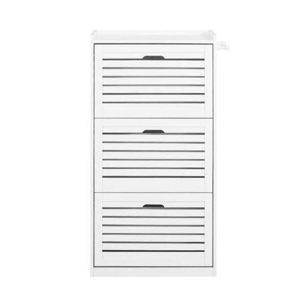 Batų spintelė 30x112x55cm., baltos spalvos FSR108-W