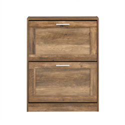 Batų spintelė 60x23x79cm., rudos/sidabrinės spalvos FSR137-F