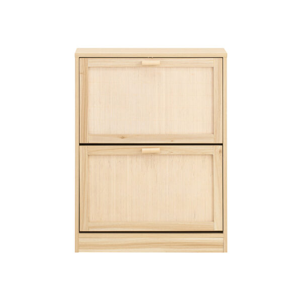 Batų spintelė 60x24x80cm., šviesiai rudos/baltos spalvos FSR160-N