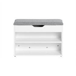 Prieškambario suolas 30x43x60cm., baltos/pilkos spalvos FSR25-HG