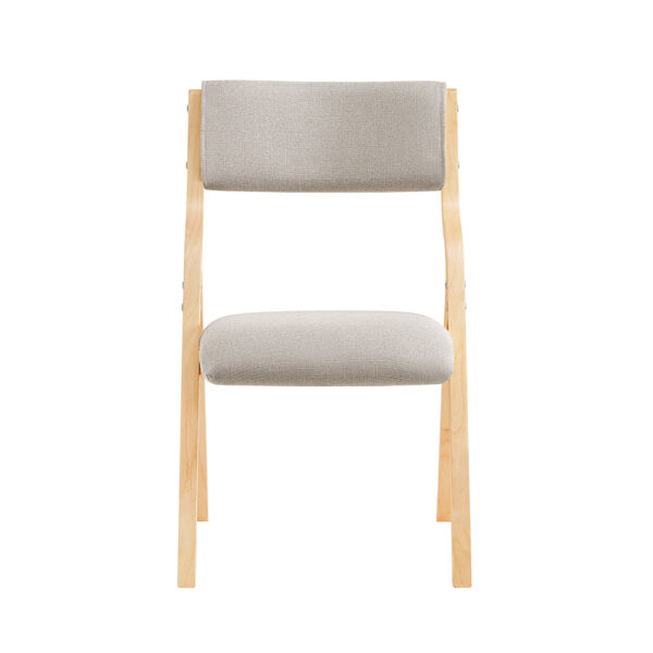 Sulankstoma kėdė 49x54x80cm.., šviesiai rudos/pilkos spalvos FST40-HG