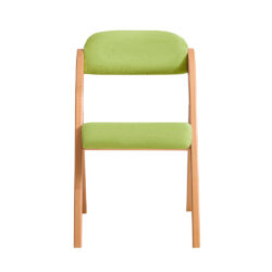 Sulankstoma kėdė 47x60x77cm., šviesiai rudos/žalios spalvos FST92-GR