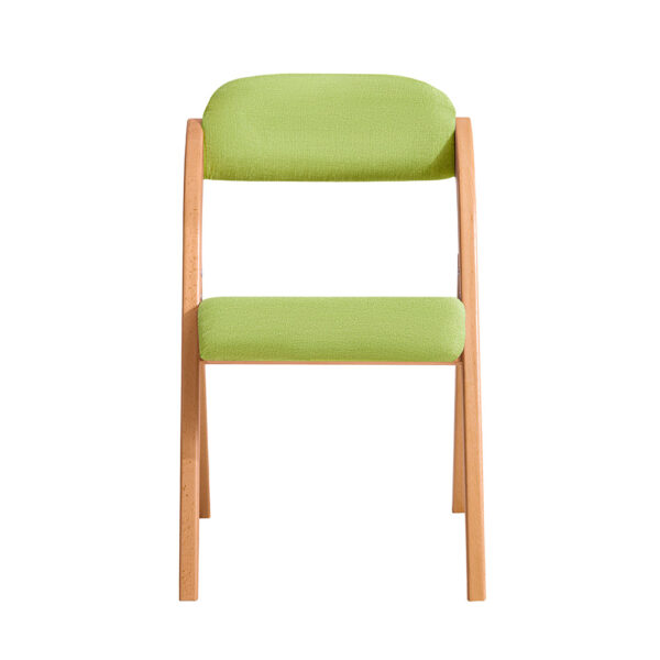 Sulankstoma kėdė 47x60x77cm., šviesiai rudos/žalios spalvos FST92-GR