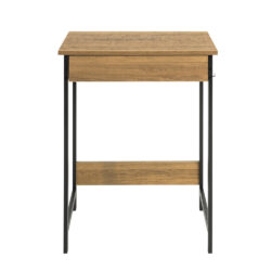 Rašomasis stalas 60x40x77cm., juodos/šviesiai rudos spalvos FWT43-N