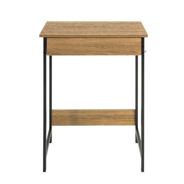 Rašomasis stalas 60x40x77cm., juodos/šviesiai rudos spalvos FWT43-N