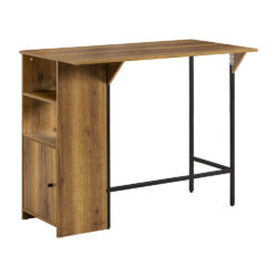 Baro stalas 120x63x95cm., rudos/juodos spalvos FWT98-PF