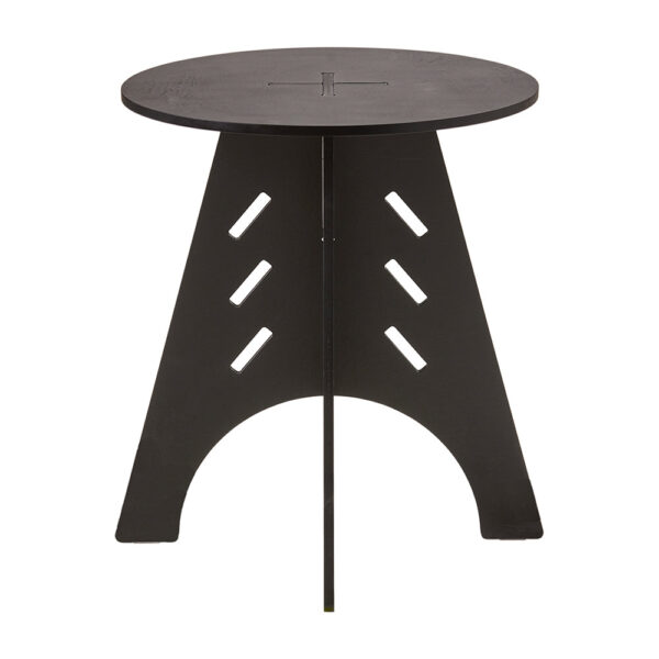 Kavos staliukas 36x36x55cm., juodos spalvos HFBT01-SCH