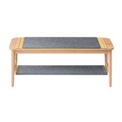 Prieškambario suolas 110x37x46cm., šviesiai rudos/pilkos spalvos HFSR01-N