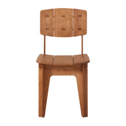 Valgomojo kėdė 44,5x61x86cm., šviesiai rudos spalvos HFST01-BR