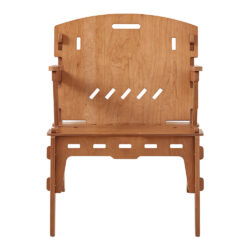 Valgomojo kėdė 55x72x70cm., šviesiai rudos spalvos HFST02-BR