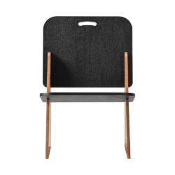 Valgomojo kėdė 53x56x78cm., rudos/juodos spalvos HFST03-SCH