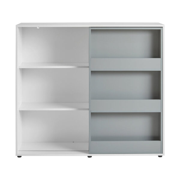 Vaikiška lentyna 119x39x116cm., baltos/pilkos spalvos KMB33-W