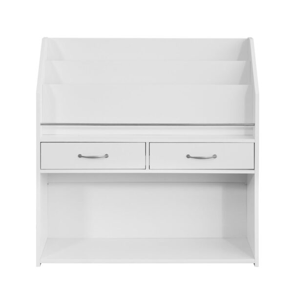 Vaikiška lentyna 85x26x86cm., baltos/sidabrinės spalvos KMB39-W