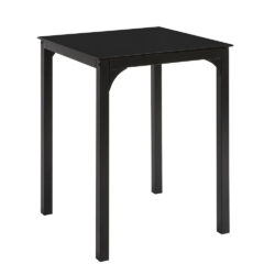 Valgomasis stalas 60x75x60cm., juodos spalvos OGT38-K-SCH