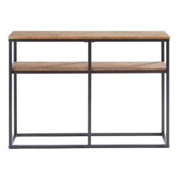 Konsolinis stalas 107x36x77cm., juodos/rudos spalvos FSB42-Q