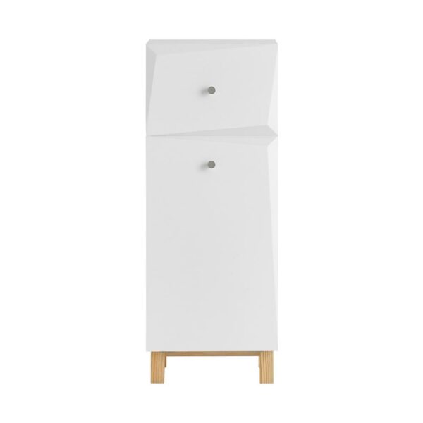 Pastatoma vonios spintelė 34x30x90cm., įvairių spalvų BZR93-W