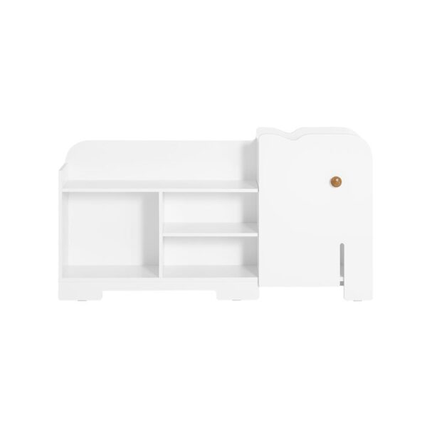 Vaikiška lentyna 110x25x60cm., baltos/šviesiai rudos spalvos KMB62-W