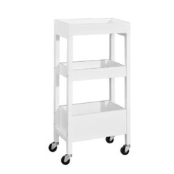 Virtuvės vežimėlis 40x21x83cm., baltos spalvos FKW49-W