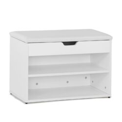 Prieškambario suolas 60x30x44cm., baltos spalvos FSR25-W