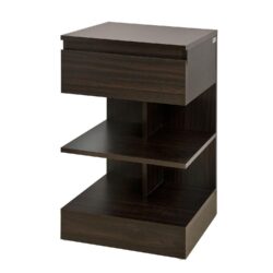 Šoninis staliukas 39x39x65cm., tamsiai rudos spalvos FBT49-BR