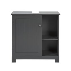 Pastatoma vonios spintelė po kriaukle 60x30x60cm., juodos spalvos BZR38-DG