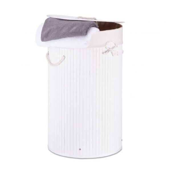 Skalbinių krepšys 65x41cm, 70L., baltos spalvos