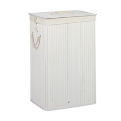 Skalbinių krepšys 65,5x43,5x33,5cm, 83L., baltos/kreminės spalvos