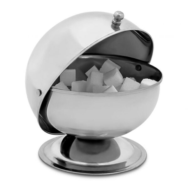 Cukrinė 14x13x13cm., sidabrinės spalvos