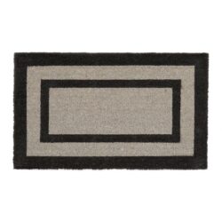 Durų kilimėlis 75x45 cm., juodos/pilkos spalvos