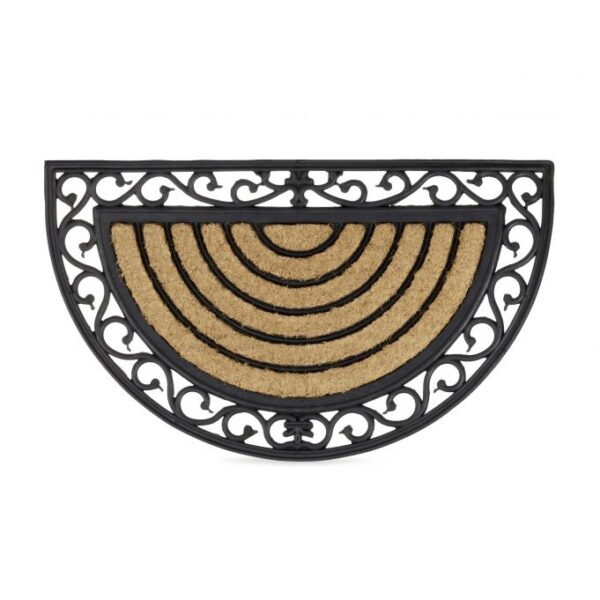 10020191_0_1_c71b8bd46e597920e8e121d82d139d31.jpg Durų kilimėlis pusapvalis 75x45 cm.