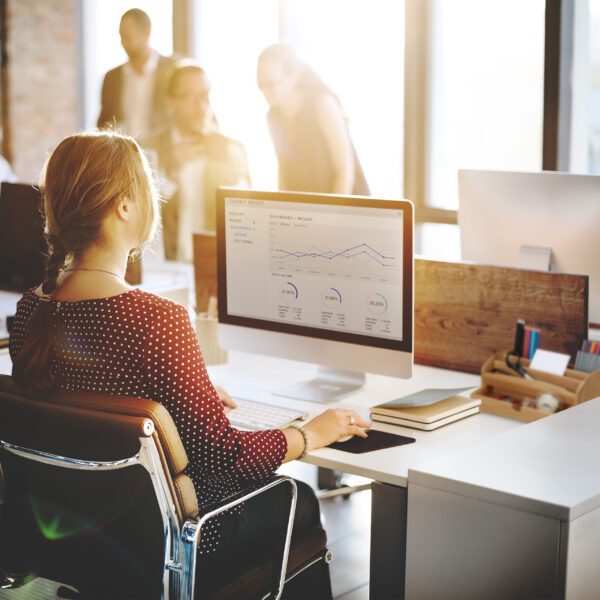 Business People Analysis Thinking Finance Growth Success Concept