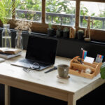 Modern home office creative space perfect for working from home